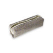 Picture of STARPAK PENCIL CASE PLUSH SILVER WITH CRYSTALS